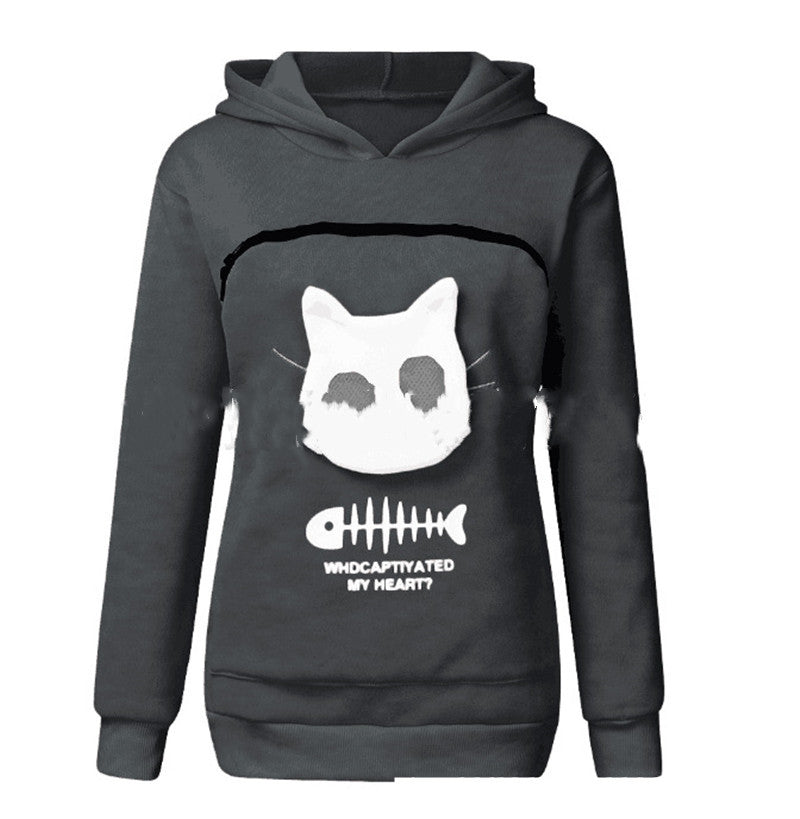 Finom Hoodie With Cat Pocket