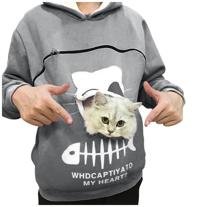 Finom Hoodie With Cat Pocket