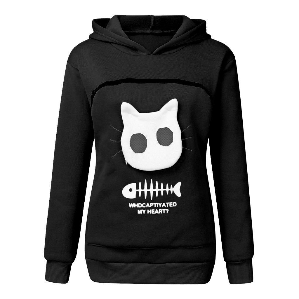 Finom Hoodie With Cat Pocket