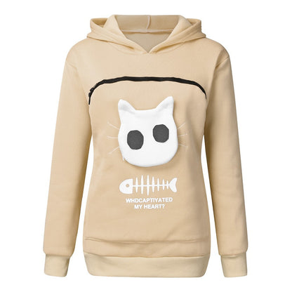 Finom Hoodie With Cat Pocket