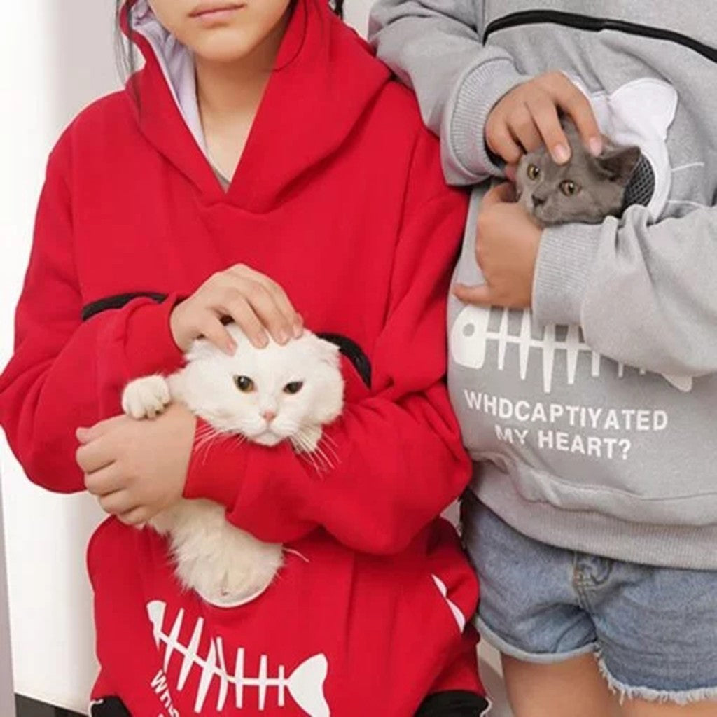 Finom Hoodie With Cat Pocket