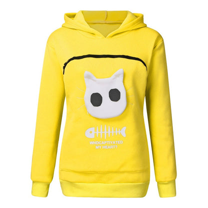 Finom Hoodie With Cat Pocket