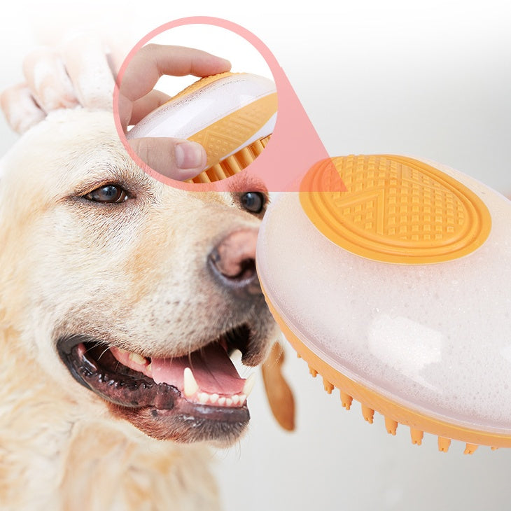 M.D Dog Cat Bath Brush 2-in-1